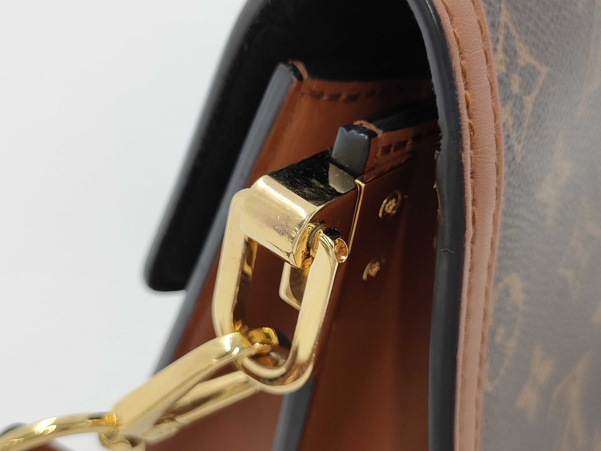 LOUIS VUITTON Monogram Monogram Reverse Dauphine Shoulder Bag with Shoulder Strap