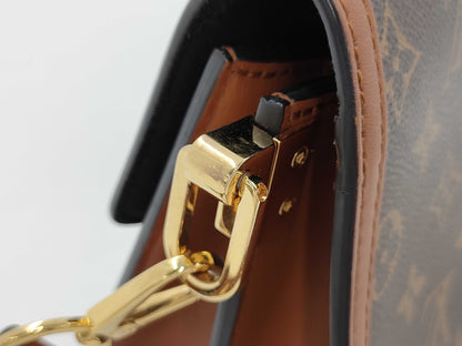 LOUIS VUITTON Monogram Monogram Reverse Dauphine Shoulder Bag with Shoulder Strap