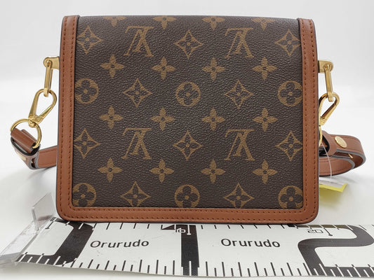 LOUIS VUITTON Monogram Monogram Reverse Dauphine Shoulder Bag with Shoulder Strap