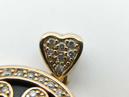 YOBIKO Color Stone D0.35ct K18 11.0g Pendant Top 