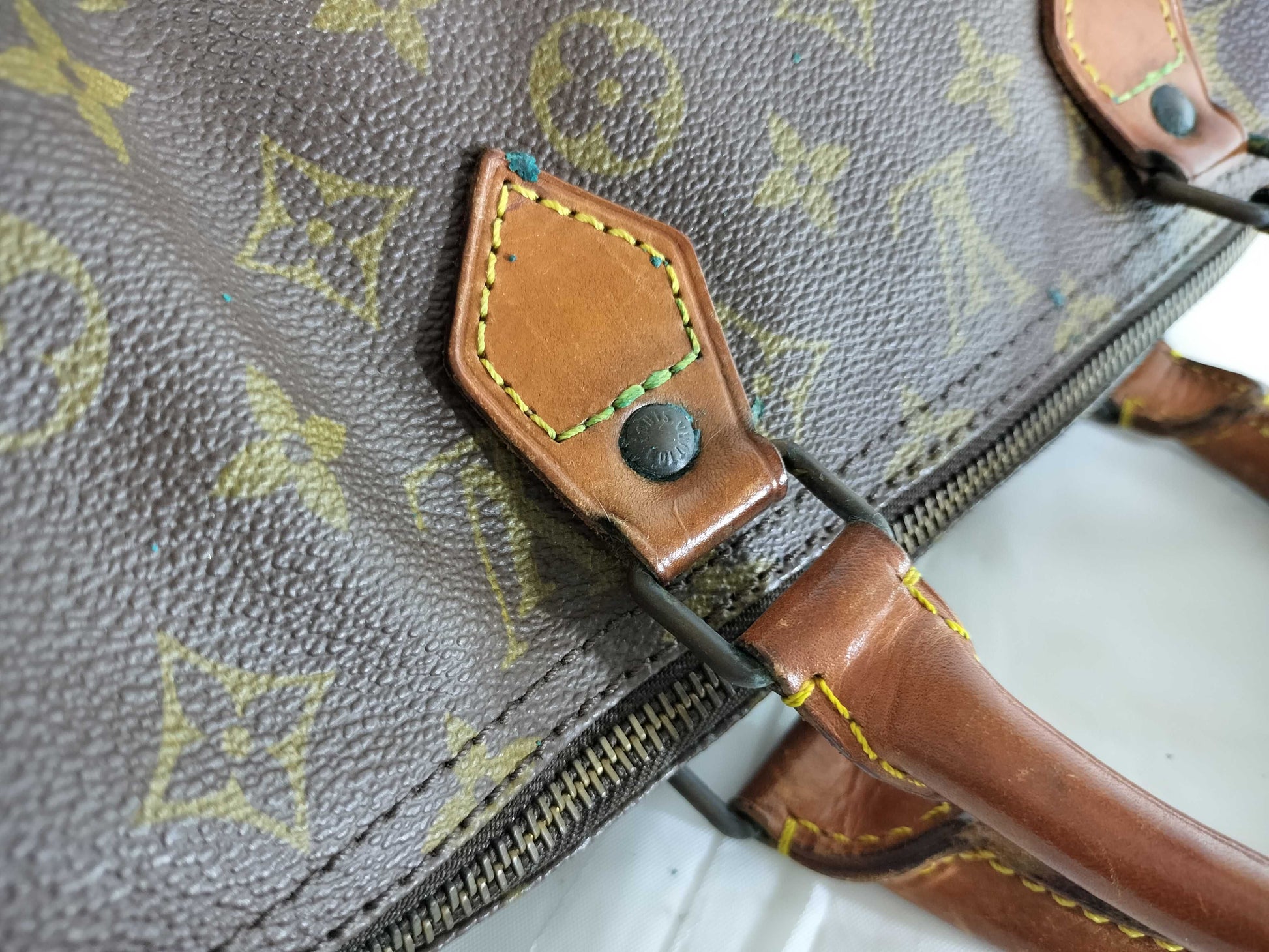 LOUIS VUITTON Monogram M41106 Speedy 40 Handbag