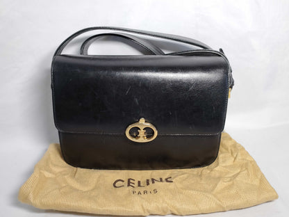 CELINE Triomphe Vintage Shoulder Bag