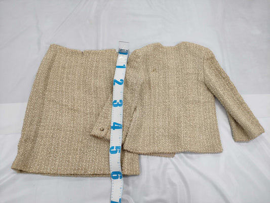 CHANEL Tweed Jacket/Skirt Set Other Apparel