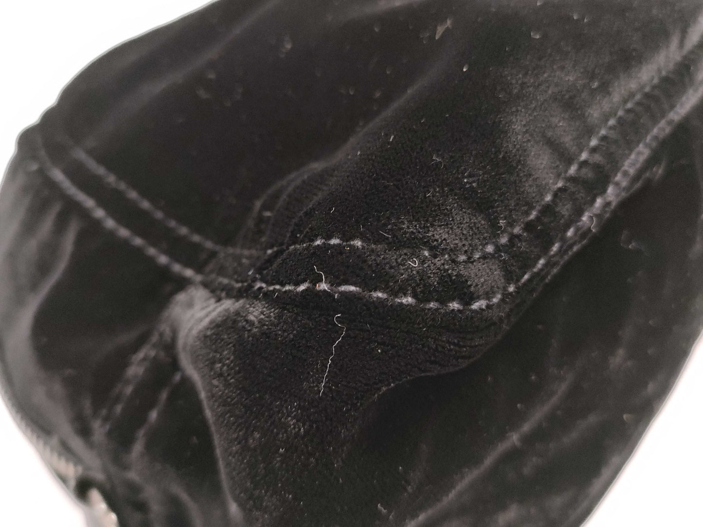 PRADA BR1483 Velvet Handbag Handbag