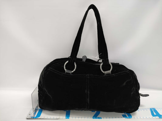 PRADA BR1483 Velvet Handbag Handbag