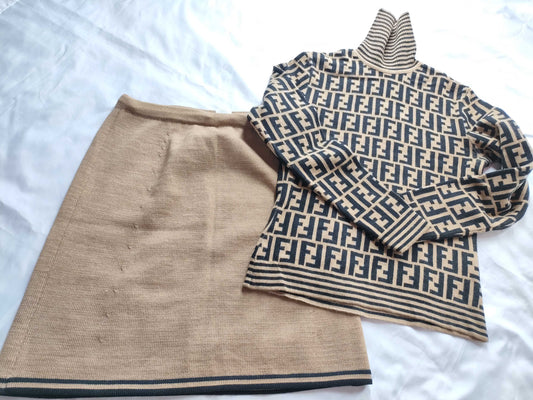 FENDI Zucca pattern Zucca pattern set top