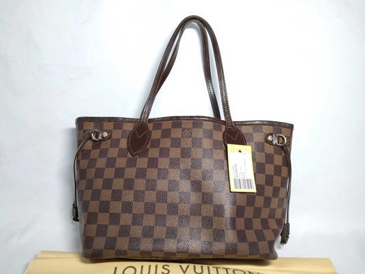 LOUIS VUITTON Damier N51105 Neverfull MM Tote Bag
