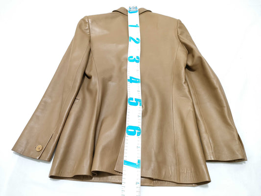LOEWE Leather Jacket Blouson Outerwear Lambskin Bra Jacket