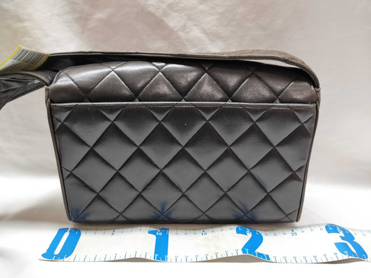CHANEL Lambskin Matelasse Leather Shoulder Bag