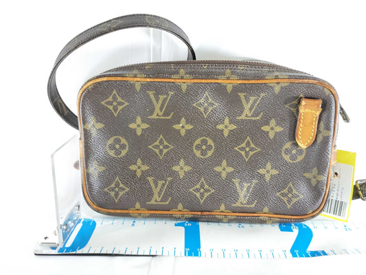 LOUIS VUITTON Monogram M51828 Pochette Marly Bandouliere Shoulder Bag