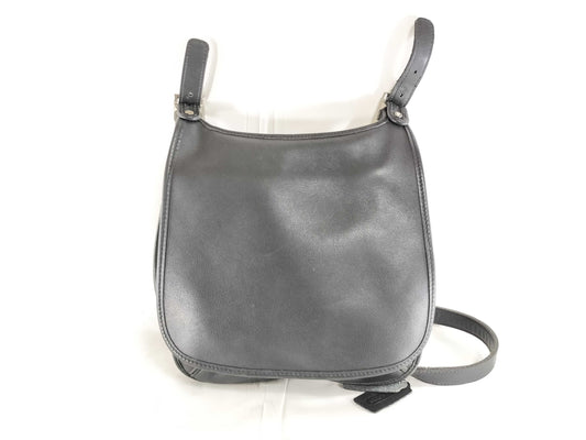 COACH All Leather Black 9135 Shoulder Bag