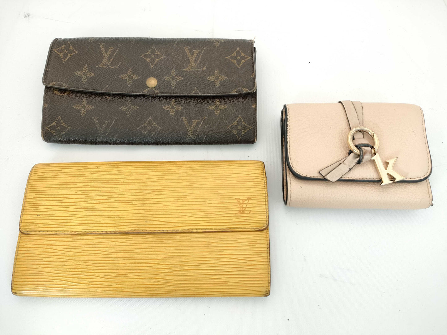 LOUIS VUITTON Monogram Epi/Chloe/Sarah etc./3 brand wallets