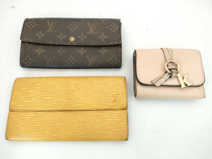 LOUIS VUITTON Monogram Epi/Chloe/Sarah etc./3 brand wallets