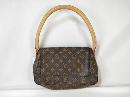 LOUIS VUITTON Monogram M51147 Mini Looping Handbag