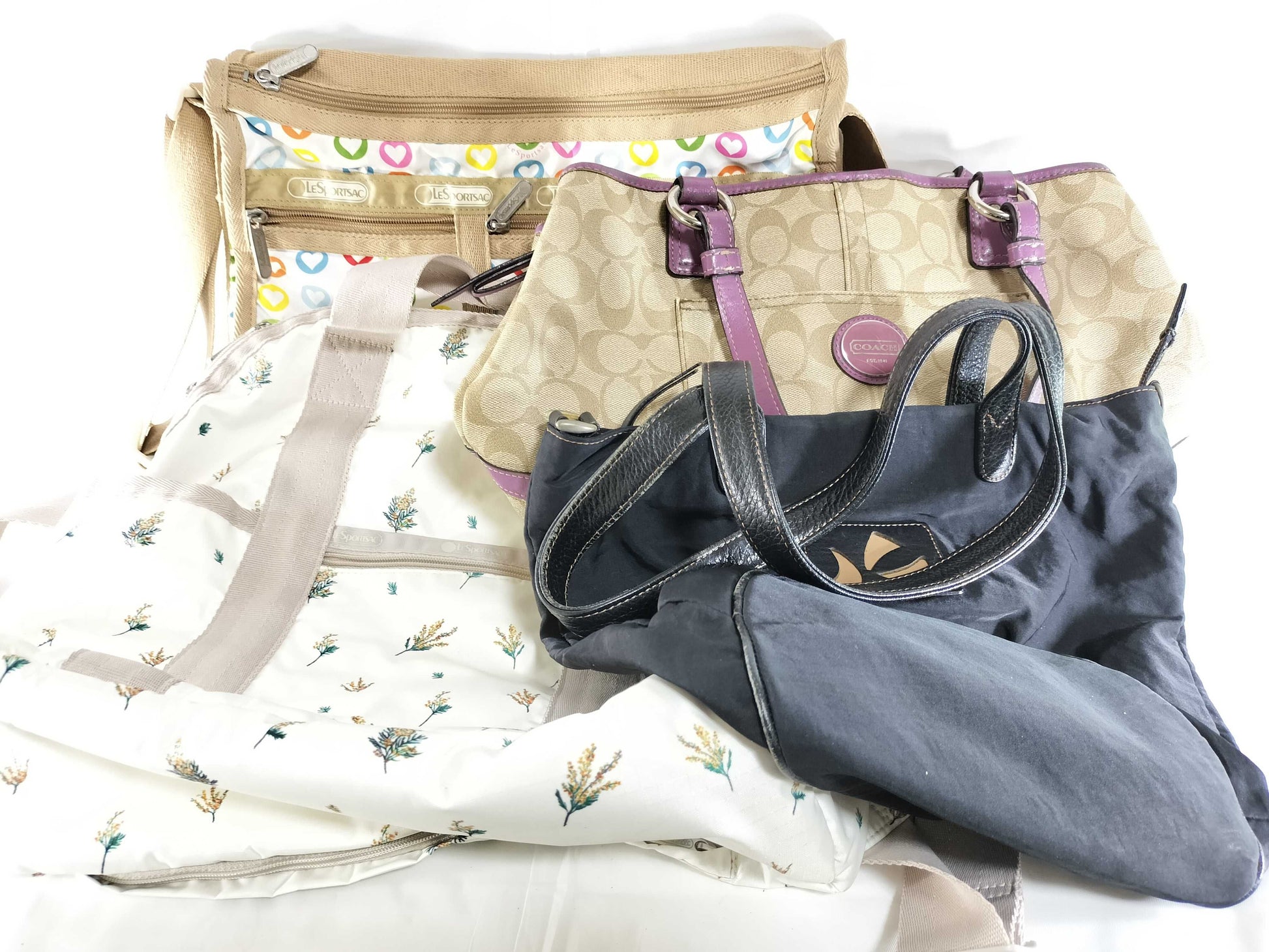 COACH Signature LeSportsac/Kitamura Tote Bag