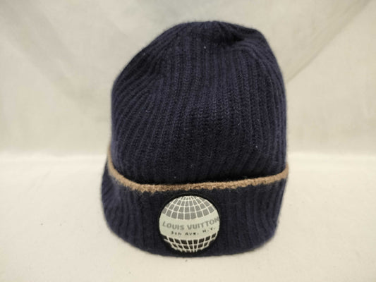 LOUIS VUITTON Knit Cap 5th Ave N.Y. Navy Other Accessories