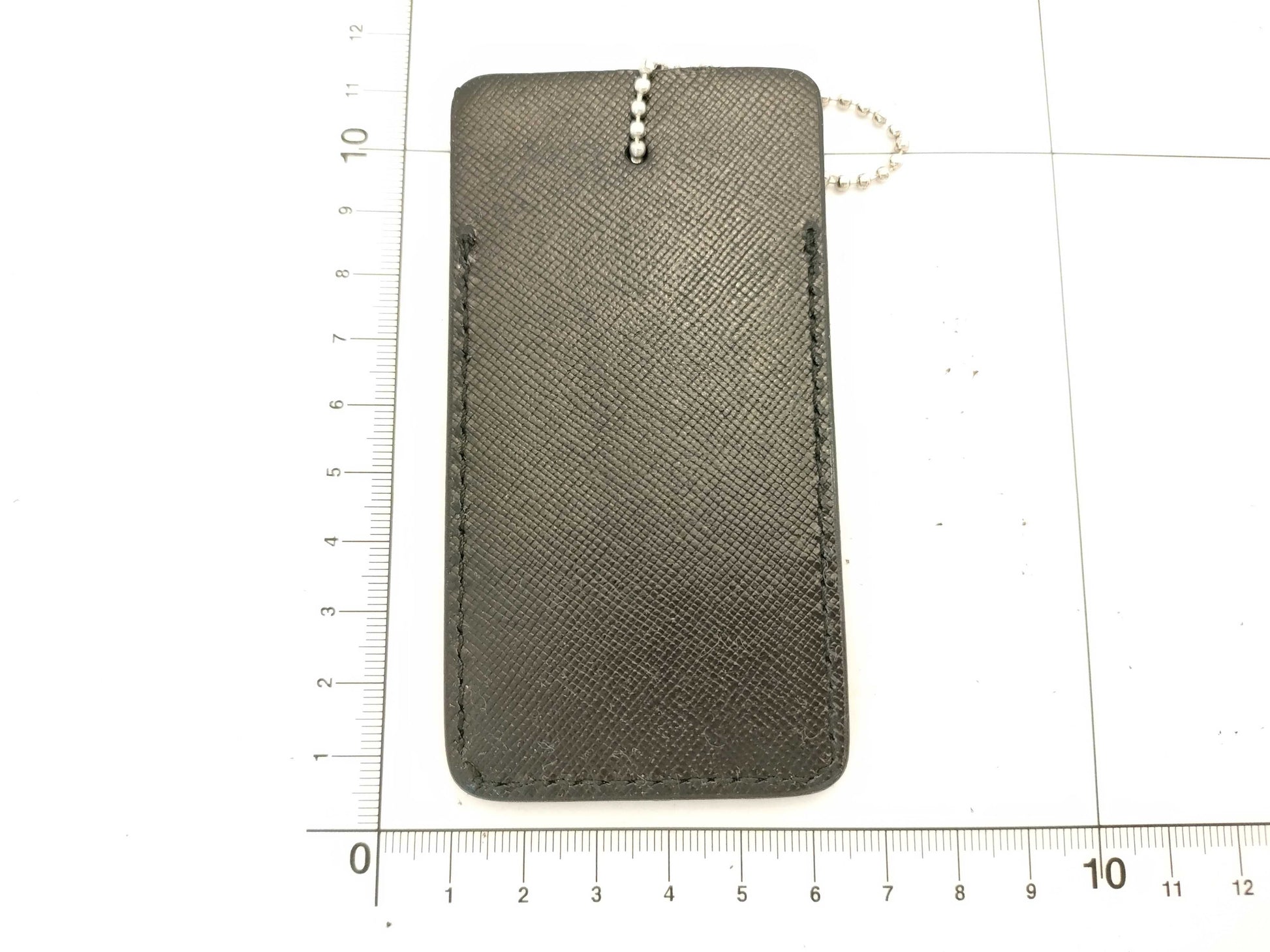 PRADA Name Tag x 1 with Crochet Cadena Other Accessories