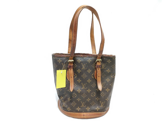 LOUIS VUITTON Monogram Mini Bucket Shoulder Bag