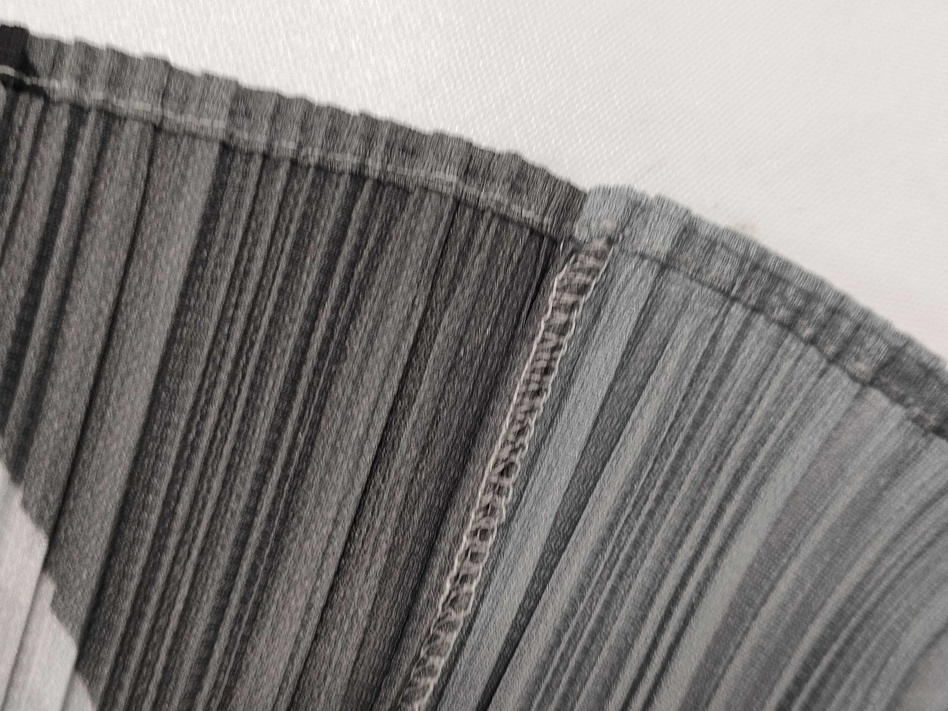 ISSEY MIYAKE Pleats Please Argyle Long Sleeve Top