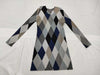 ISSEY MIYAKE Pleats Please Argyle Long Sleeve Top