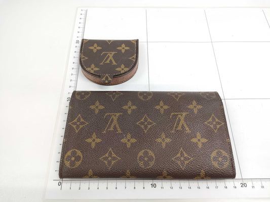 LOUIS VUITTON Monogram Long Wallet*1/Long Billfold*1/Coin Case*1/Card Case*2 Wallet