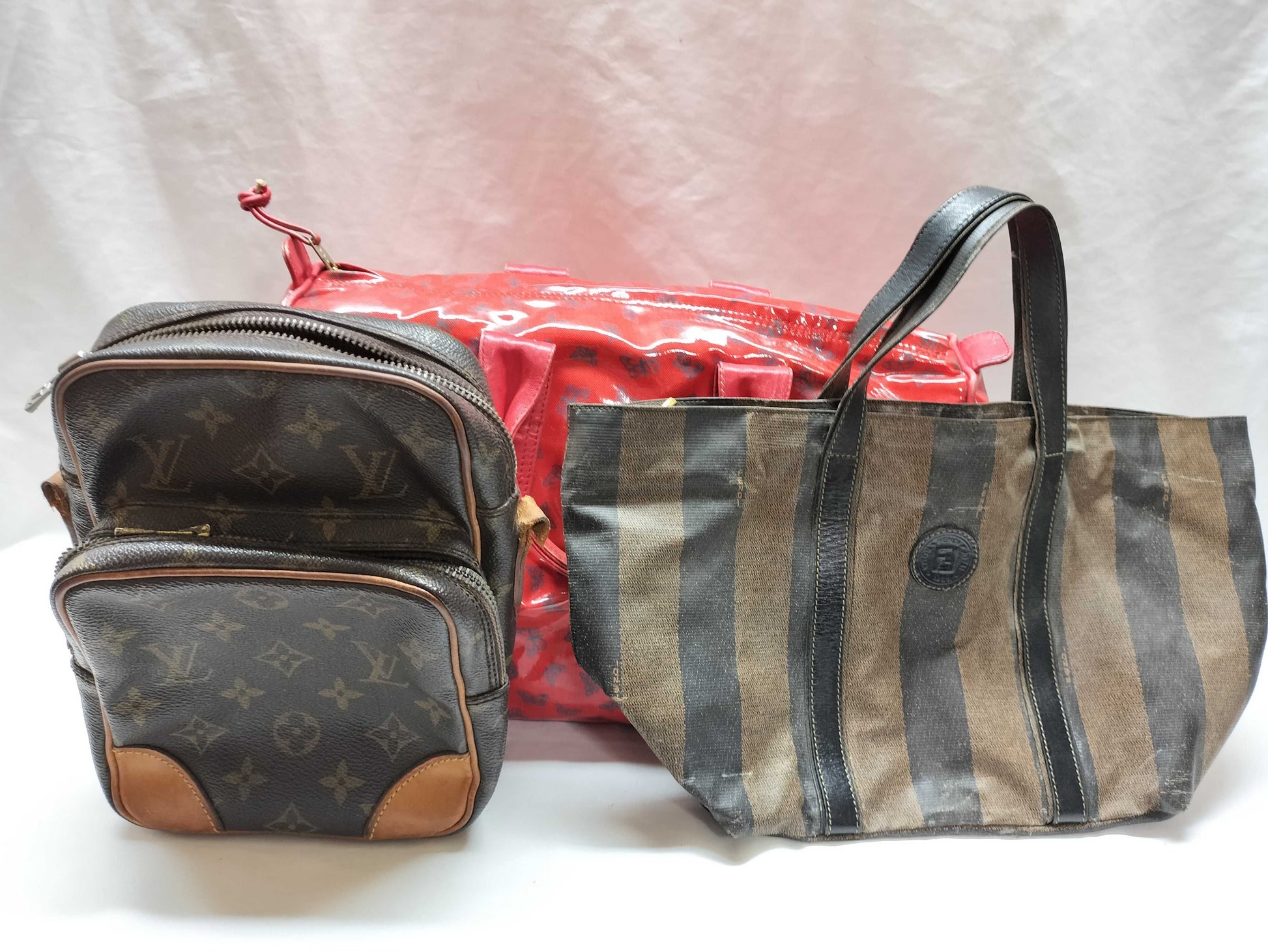 LOUIS VUITTON Amazon/Bottega Veneta/Fendi 3-piece handbag set