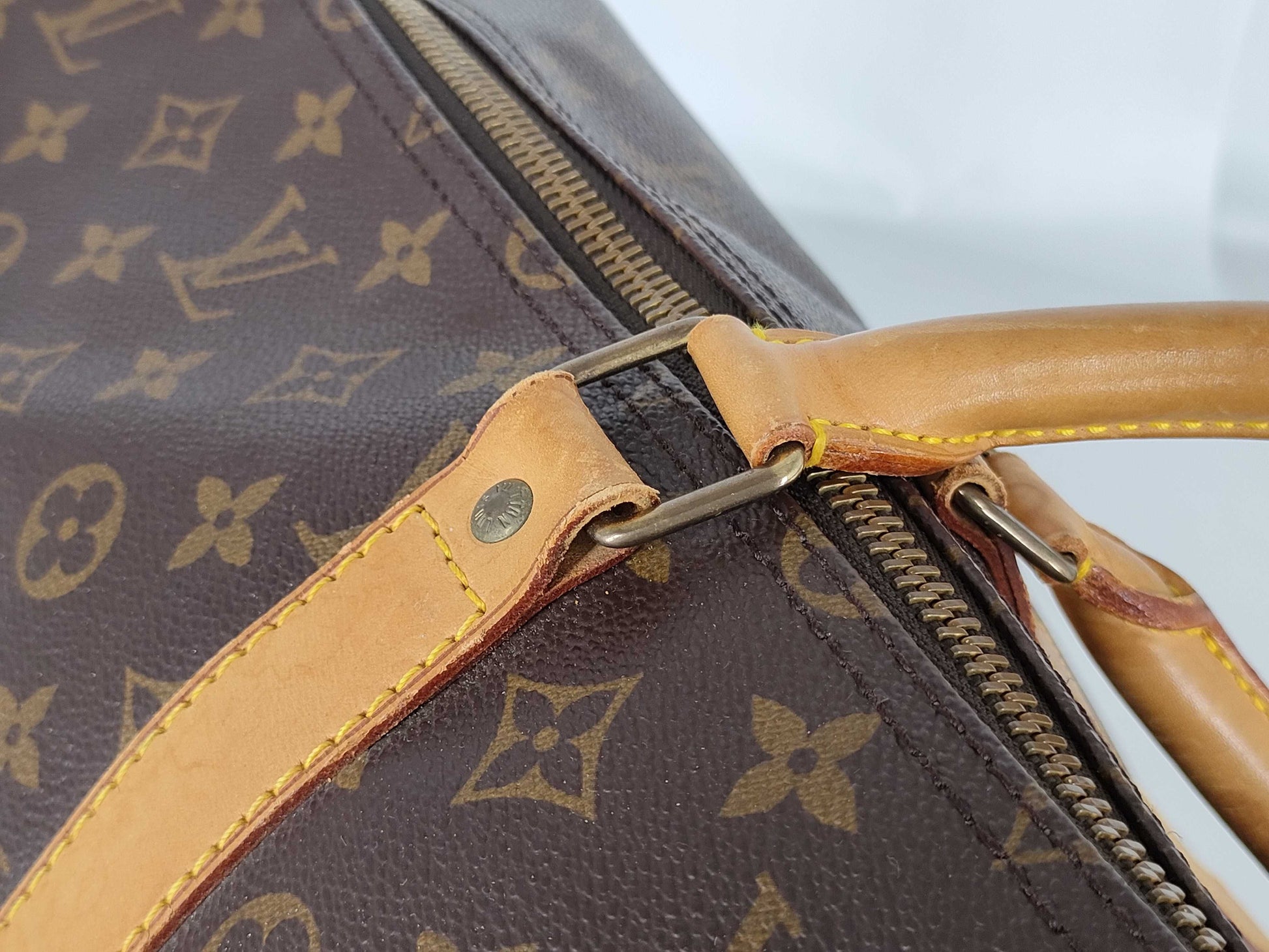 LOUIS VUITTON Monogram M41416 Keepall Bandouliere 50 Boston Bag