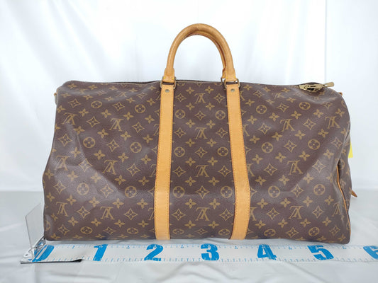 LOUIS VUITTON Monogram M41416 Keepall Bandouliere 50 Boston Bag