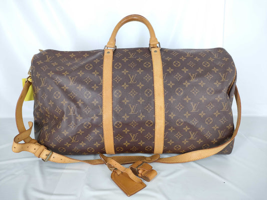 LOUIS VUITTON Monogram M41416 Keepall Bandouliere 50 Boston Bag