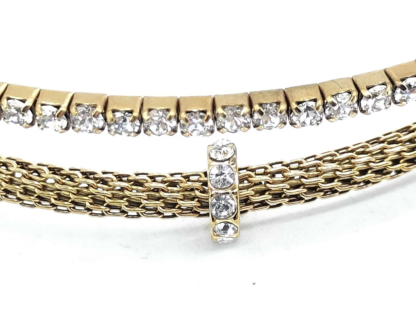 Swarovski/Gold/Rhinestone/Bangle Bracelet/Bangle