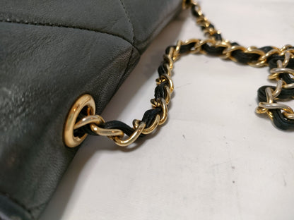 CHANEL Lambskin Vintage Chain Shoulder Bag