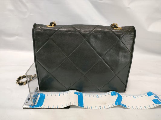 CHANEL Lambskin Vintage Chain Shoulder Bag