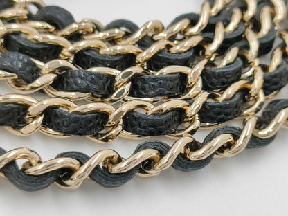 CHANEL Caviar Skin Mini Wallet Caviar Skin Chain Wallet
