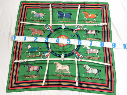 HERMES Carre Horse Blanket Scarf