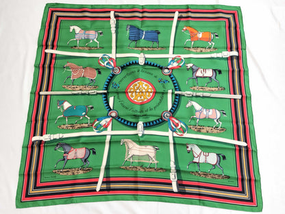 HERMES Carre Horse Blanket Scarf