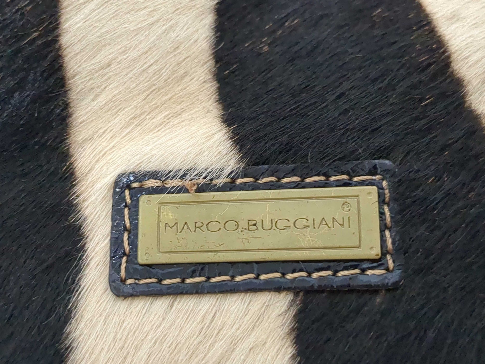 COACH Leather Backset Handbag