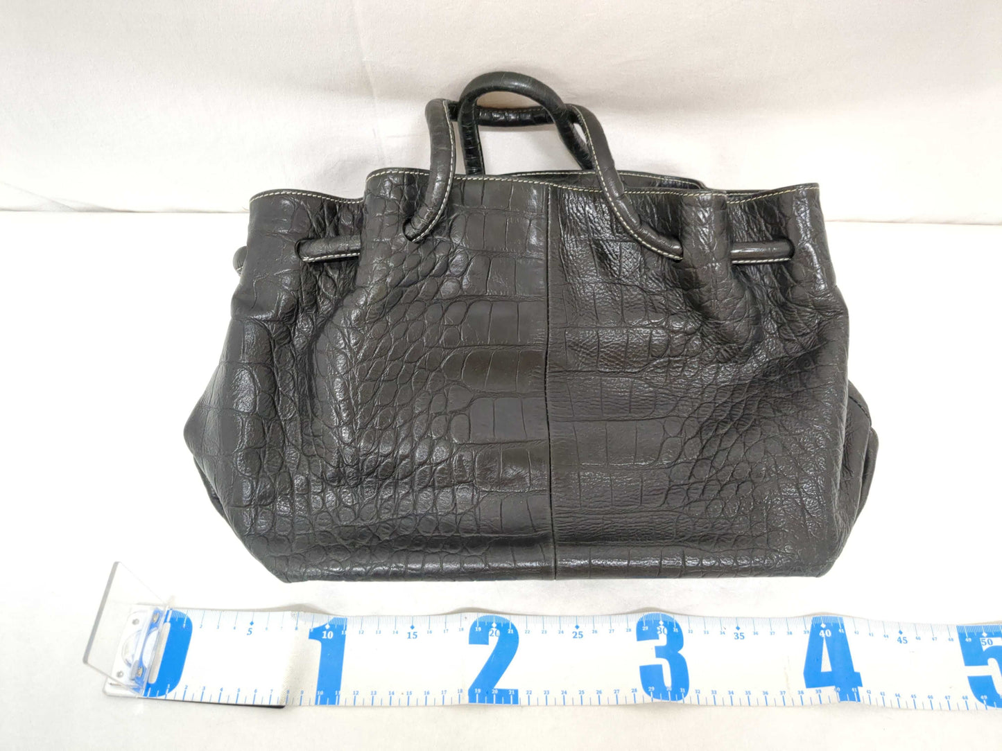 COACH Leather Backset Handbag