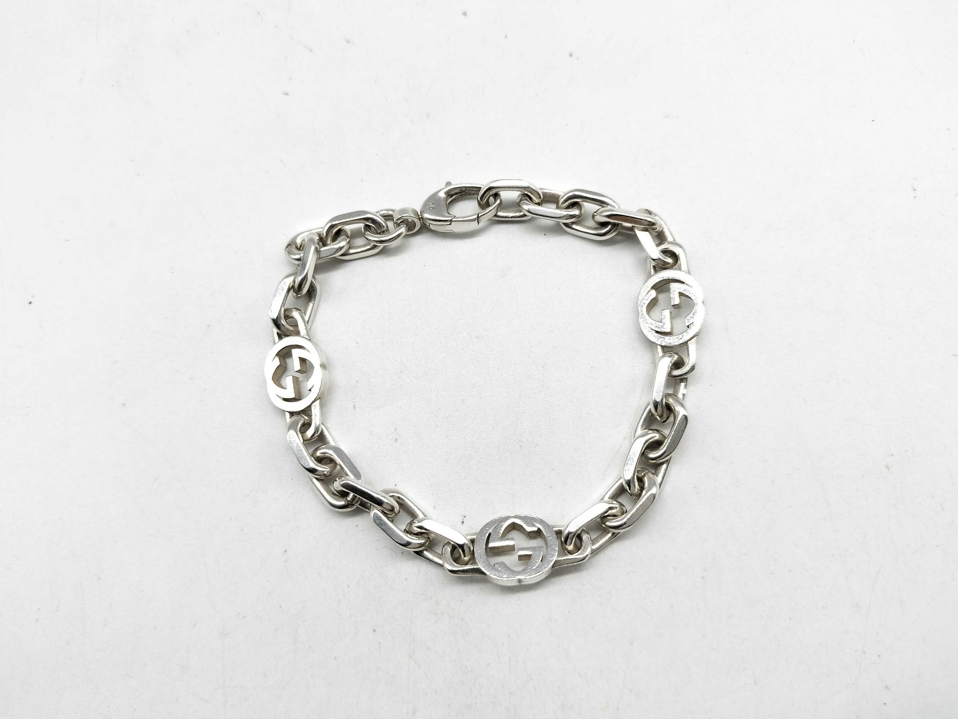 GUCCI Double G/Marmont/Silver Bracelet/Bangle