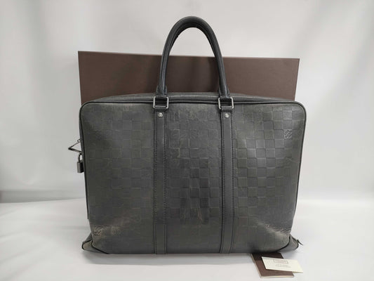 LOUIS VUITTON Damier N41146 Damier Infini Porte-Document Business Bag