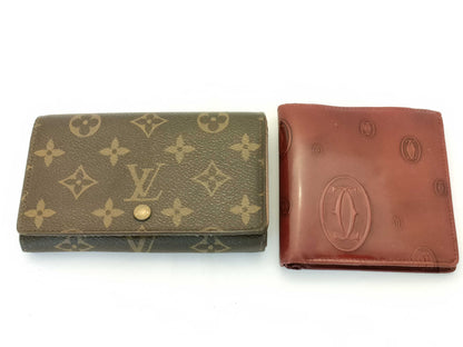 LOUIS VUITTON Monogram Cartier/Folding Wallet*2 Wallet