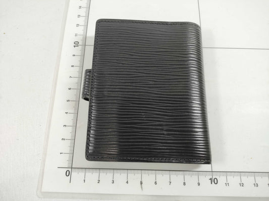 LOUIS VUITTON Epi Agenda Mini/Black Card Case, Pass Case, Business Card Case