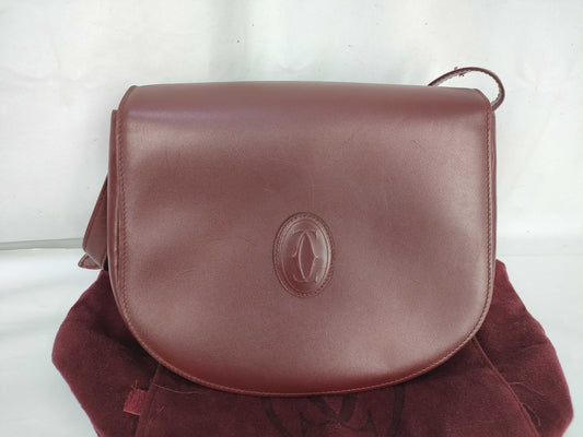 Cartier Must Must Shoulder Bordeaux Shoulder Bag