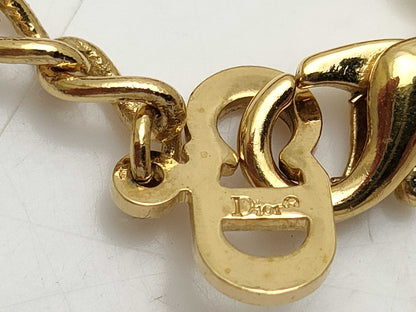 Dior CD Logo Light Stone Necklace