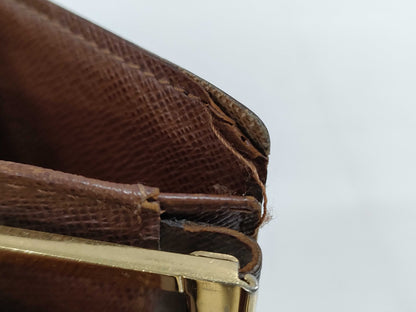 LOUIS VUITTON Monogram Clasp Wallet