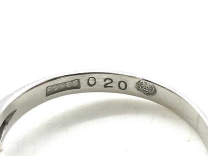 Mitsukoshi D 0.20ct/0.20ct Pt900 4.0g Ring 