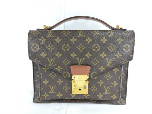 LOUIS VUITTON Monogram Monceau Handbag 