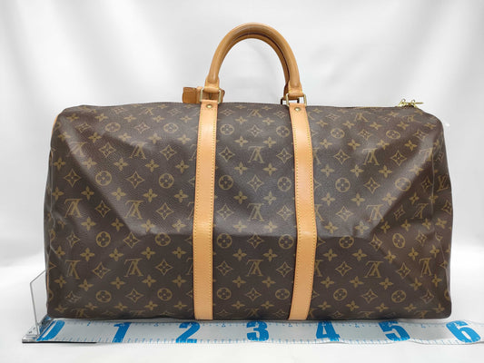 LOUIS VUITTON Monogram M41424 Keepall 55 Boston Bag