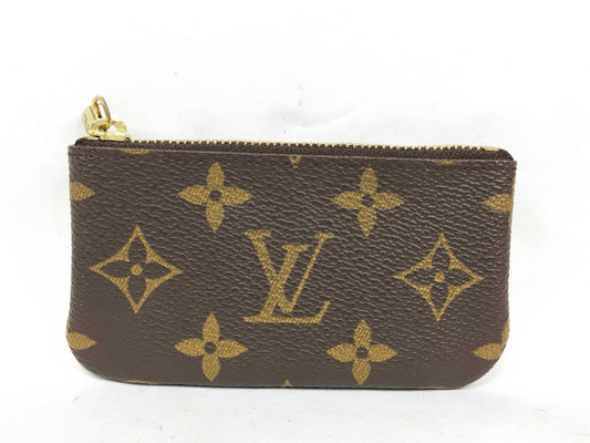 LOUIS VUITTON Monogram Pochette Cle Coin Case