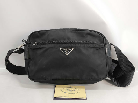 PRADA nylon shoulder bag