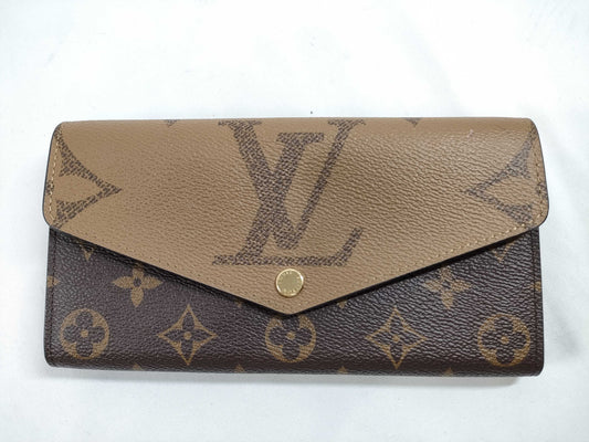 LOUIS VUITTON Monogram Giant Reverse M80726 Portefeuille Sarah Wallet